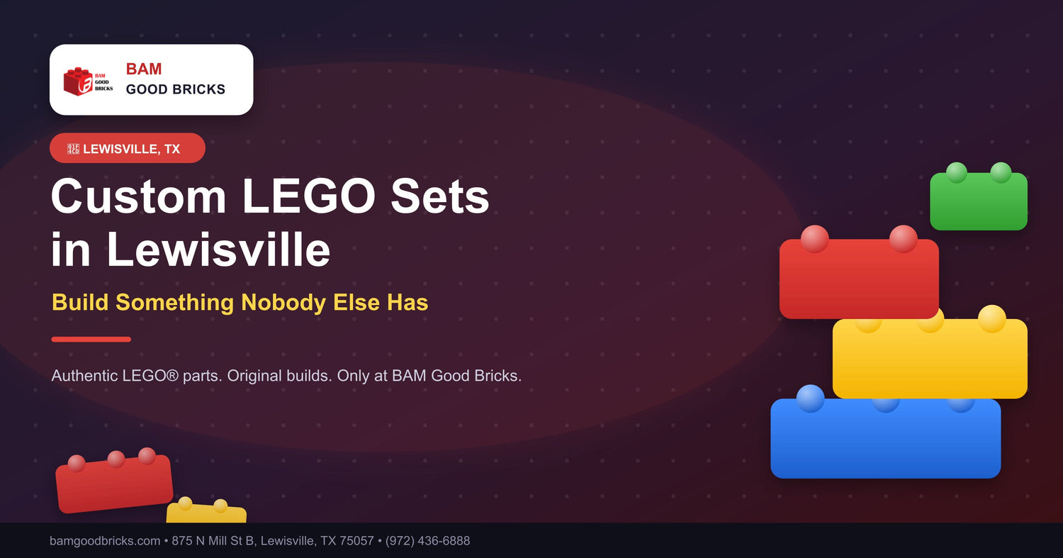 Custom LEGO Sets in Lewisville: Build Something Nobody Else Has