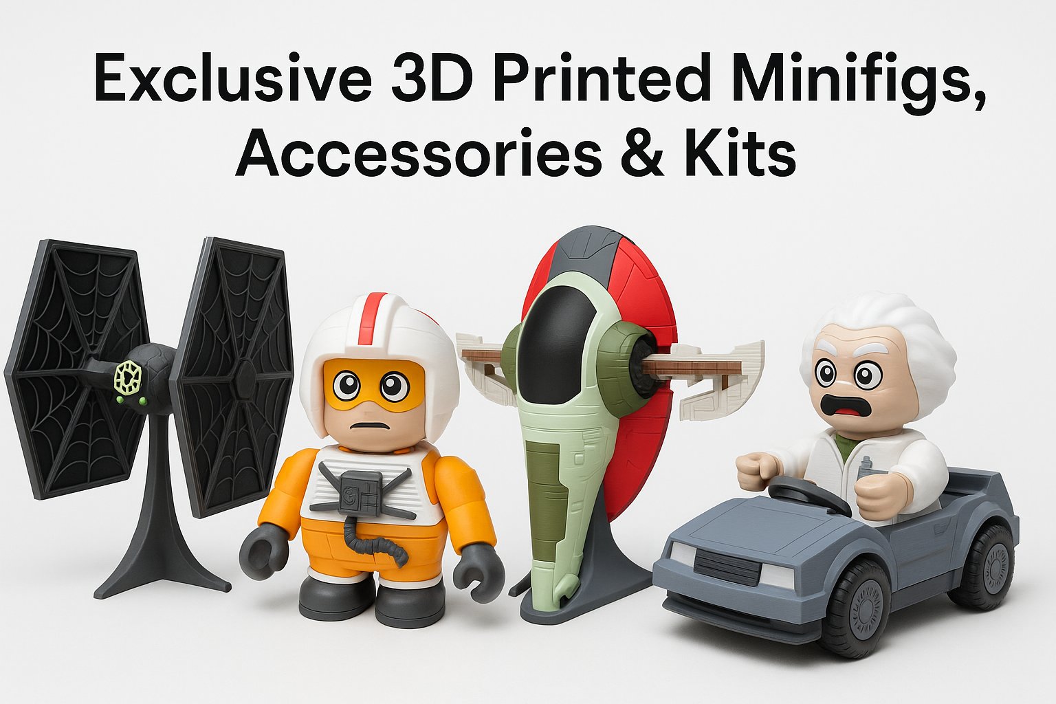 Custom 3D Printed Large Scale Minifigures
