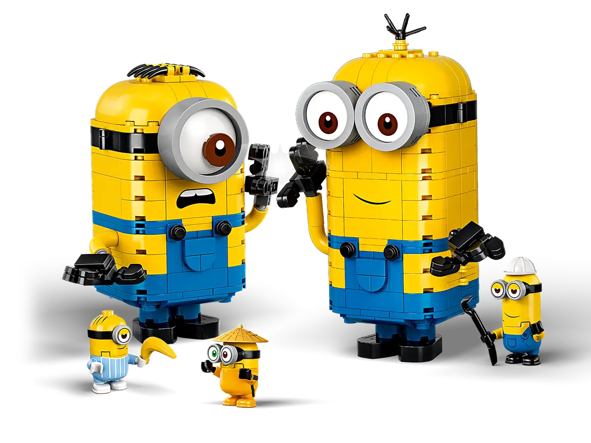 LEGO® Despicable Me and Minions 75551 Brick-Built Minions and Their Lair Building Kit