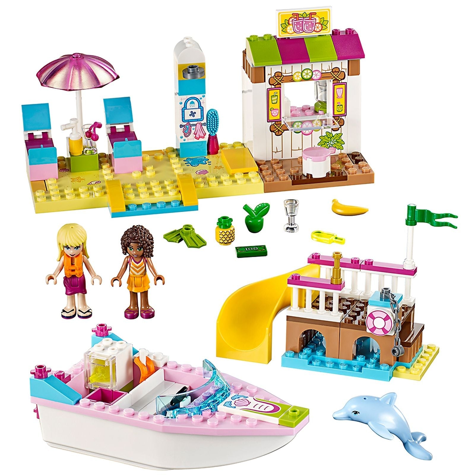 LEGO® Friends 10747 Andrea & Stephanies Beach Holiday Building Kit