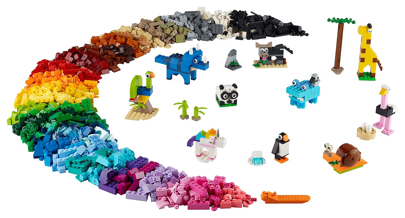 LEGO® Classic 11011 Bricks and Animals Building Kit