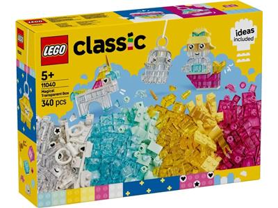 LEGO® Classic 11040 - Magical Transparent Box Building Kit