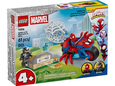 LEGO® Marvel Super Heroes 11206-1 Spidey on his Motorcycle vs. Rhino