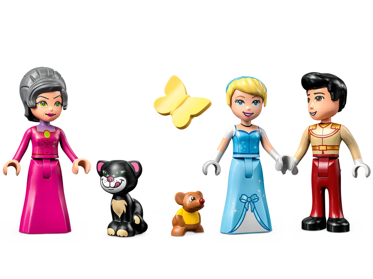 LEGO® Disney 43206 Cinderella and Prince Charming's Castle Building Kit