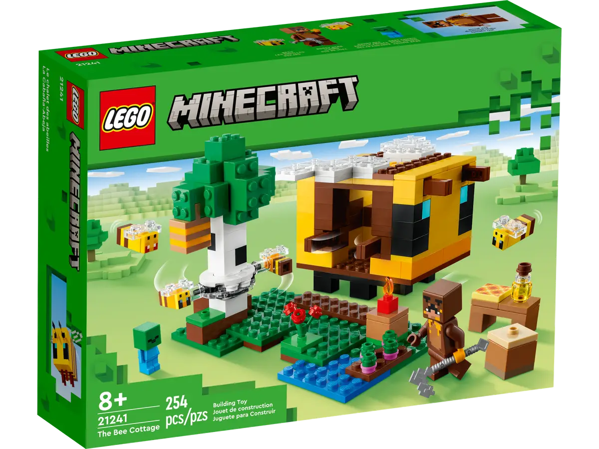 LEGO® Minecraft 21241 The Bee Cottage Building Kit