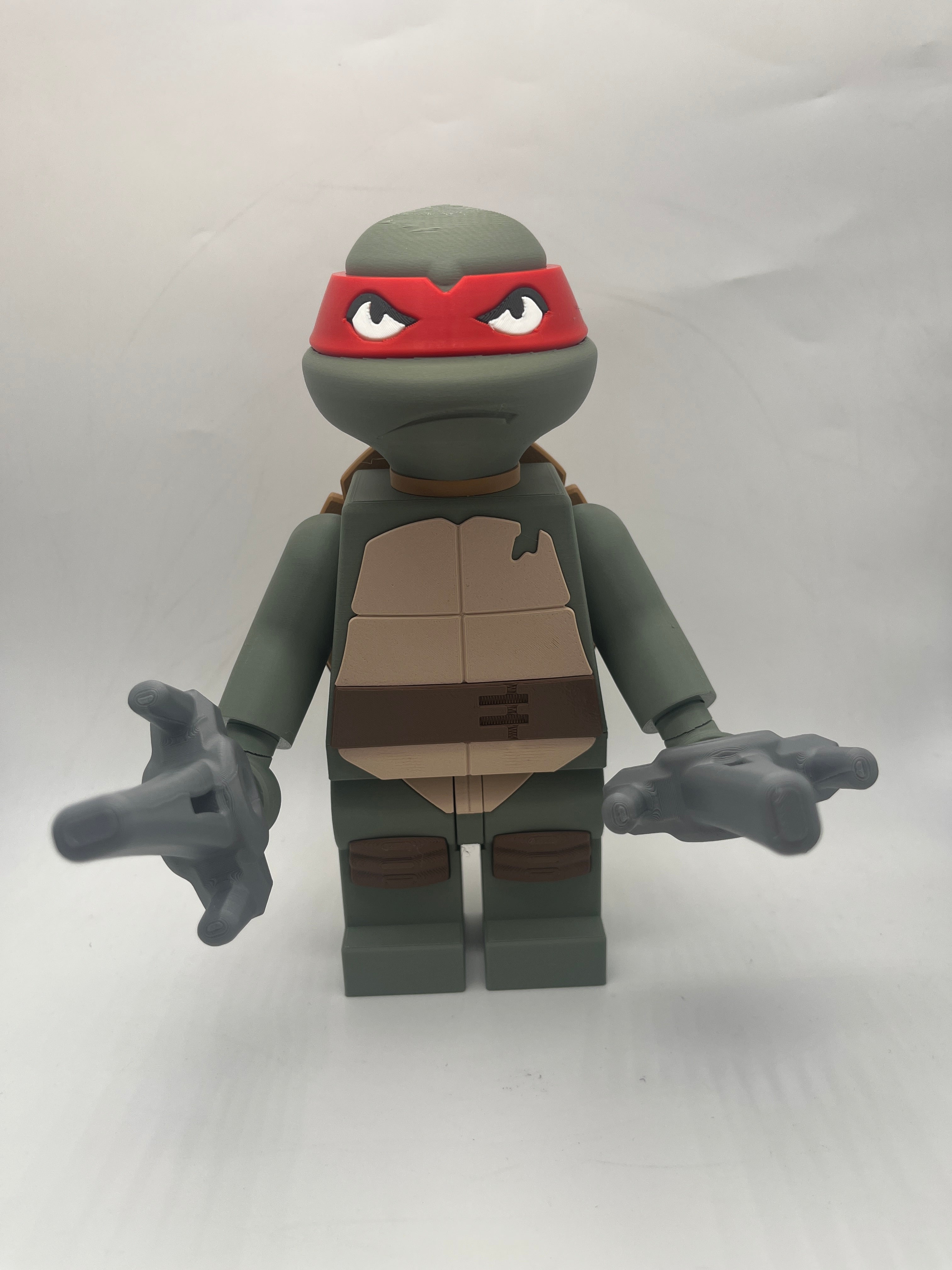 3D Printed Raphael Large Scale 8.5"- 9.5" Minifigure