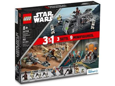 LEGO® Star Wars 66708 - Star Wars Bundle Pack 3 in 1 Galactic Adventures Pack Preowned Building Kit