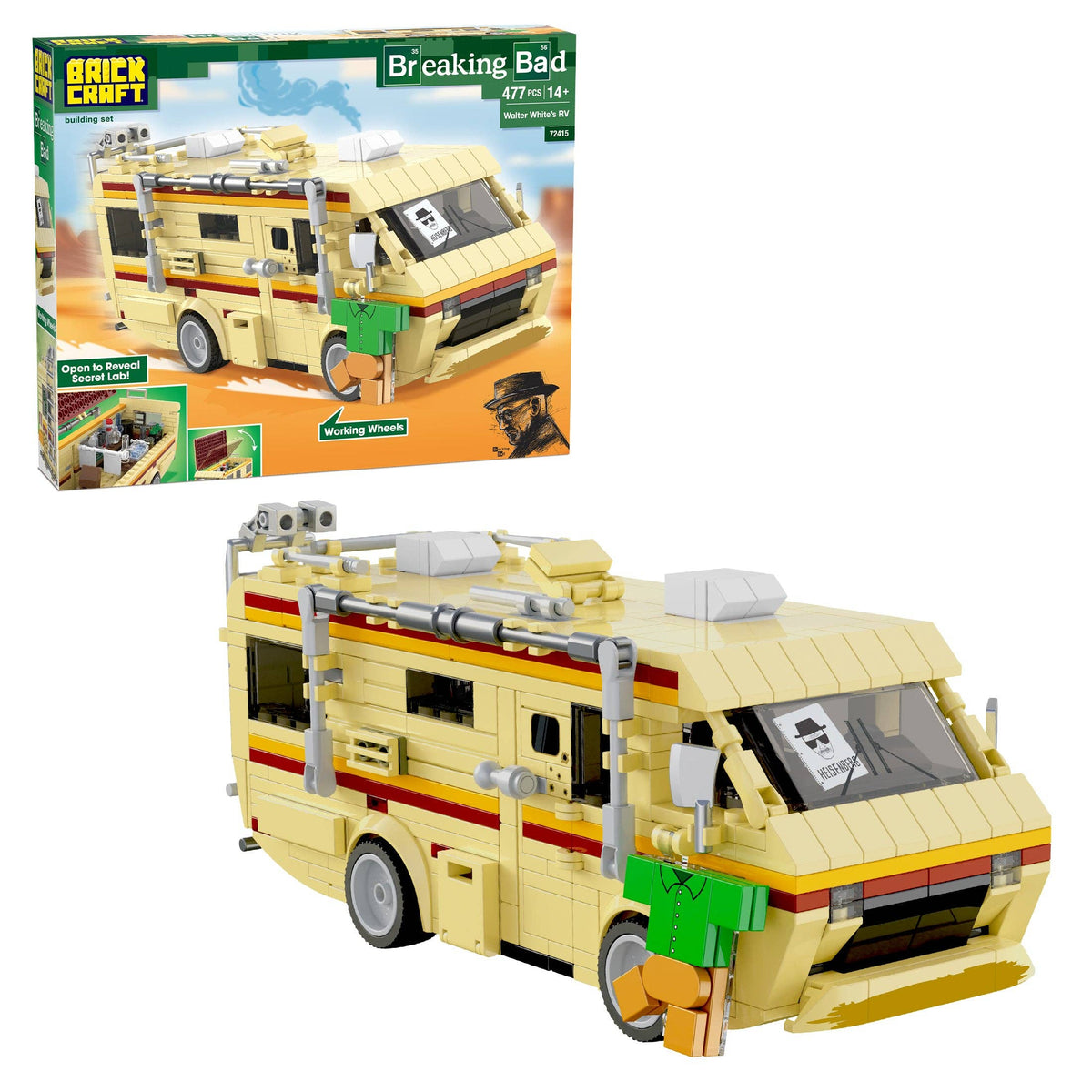Breaking Bad Walter White's RV Building Set 477pc