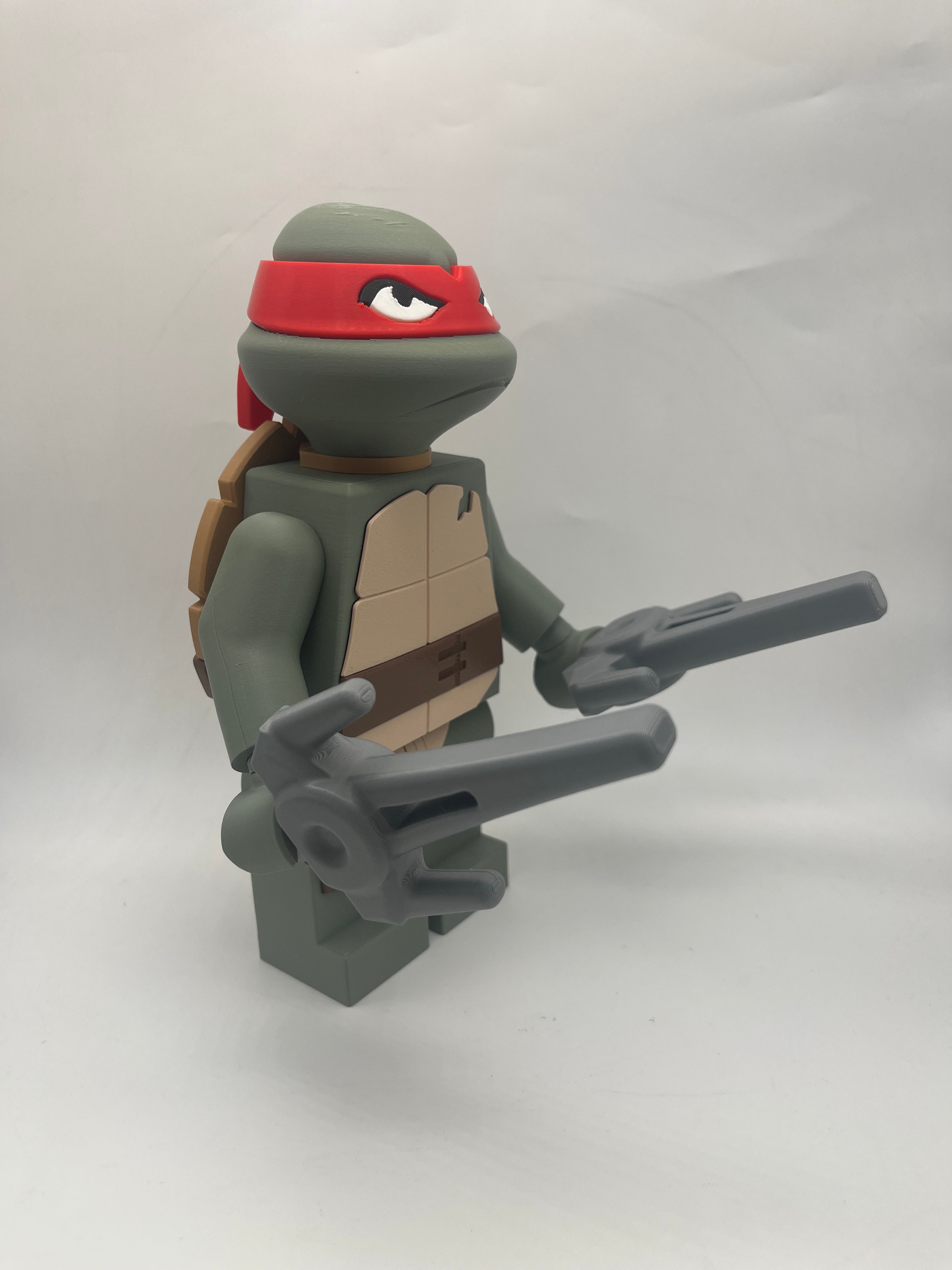 3D Printed Raphael Large Scale 8.5"- 9.5" Minifigure