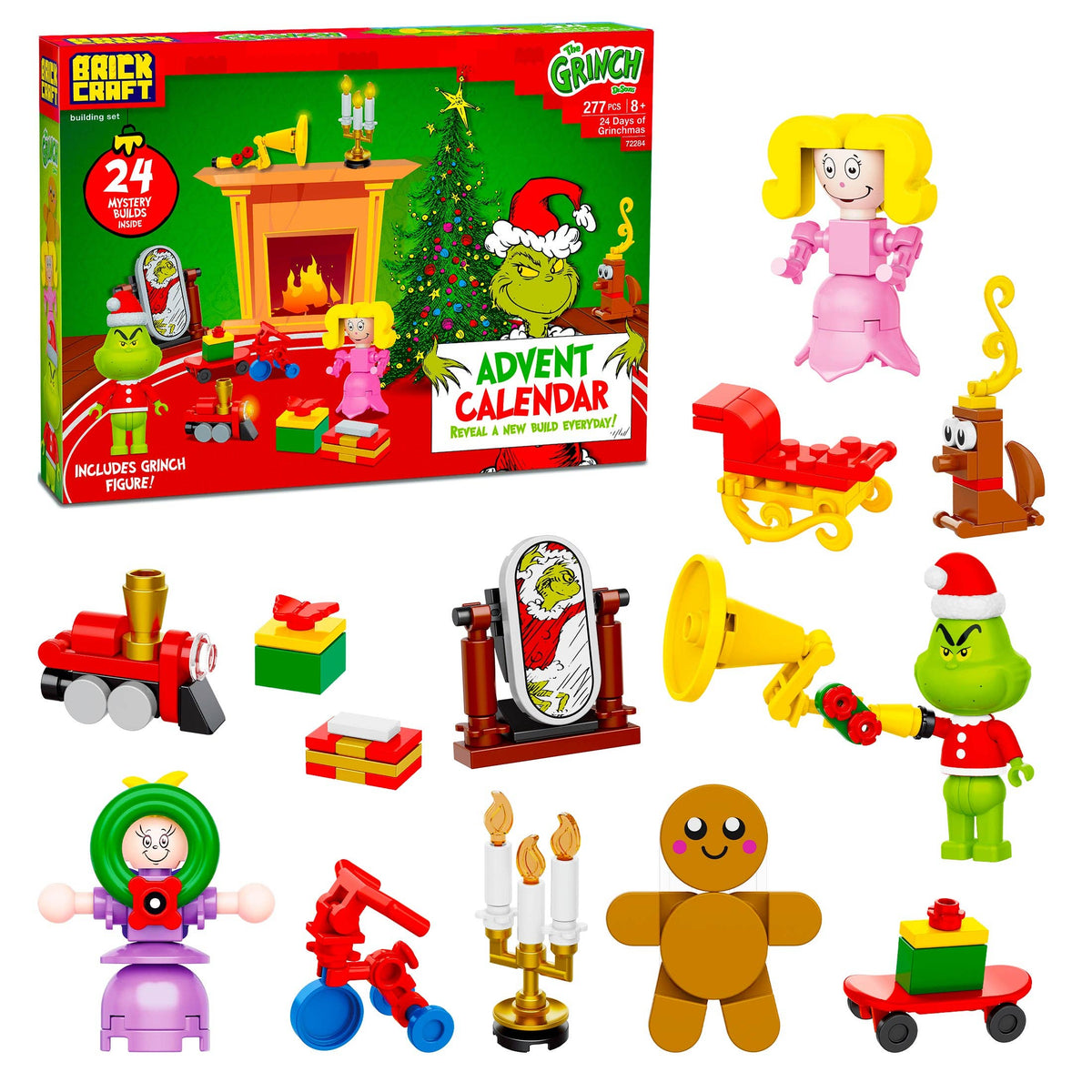Grinch 24 Days of Grinchmas Advent Building Set 277pc