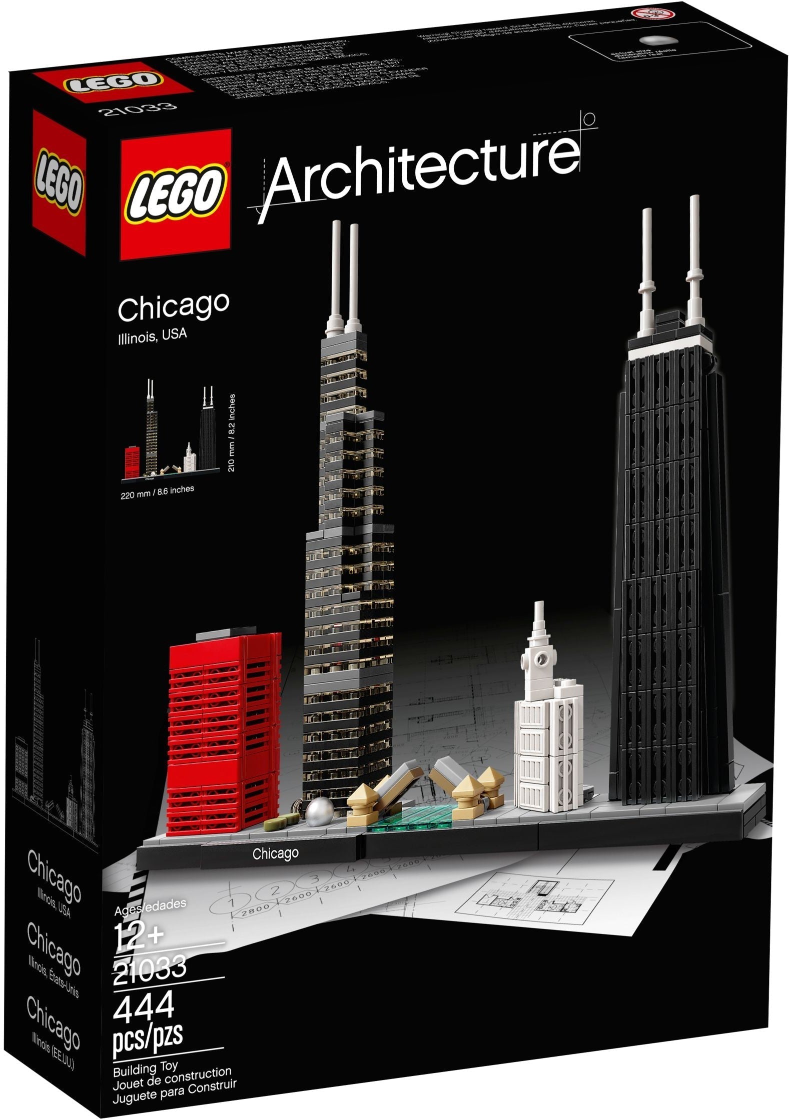 LEGO® Architecture 21033 - Chicago Preowned Building Kit