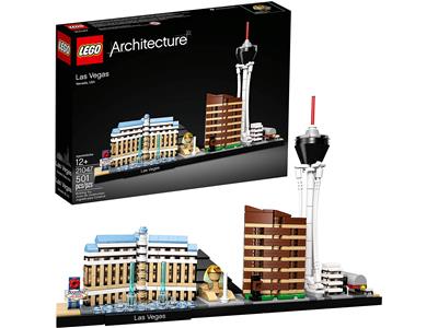 LEGO® Architecture 21047 - Las Vegas (Bellagio Hotel Version) Preowned Building Kit