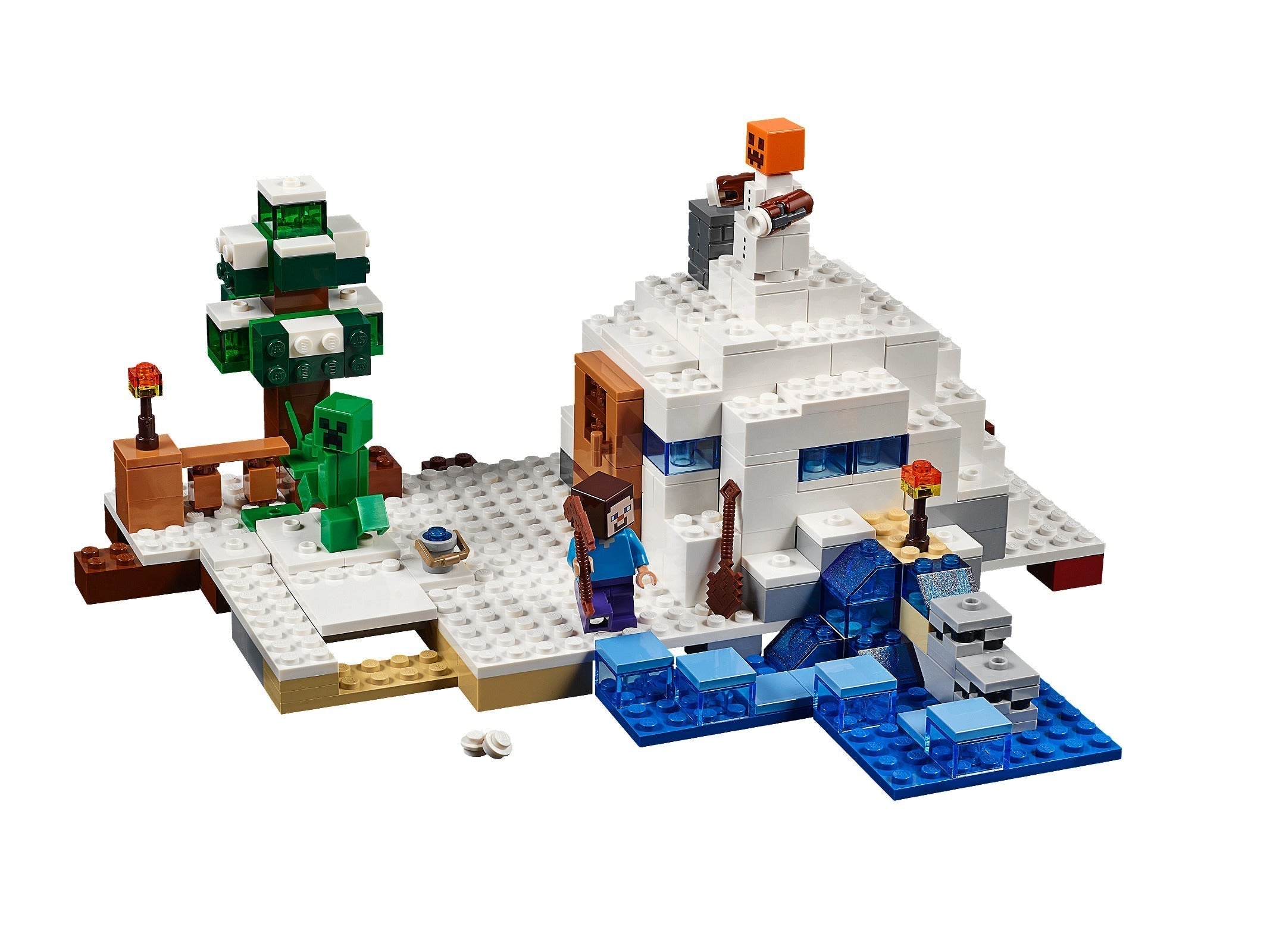 LEGO® Minecraft 21120 - The Snow Hideout Preowned Building Kit