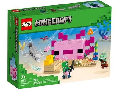LEGO® Minecraft 21247 The Axolotl House Building Kit