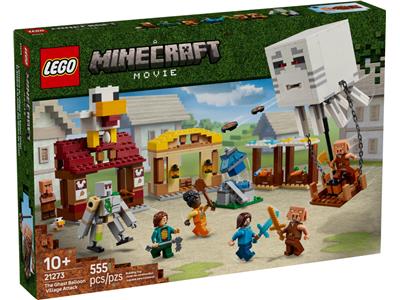LEGO® Minecraft 21273 - The Ghast Balloon Village Attack Building Kit