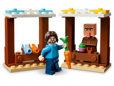 LEGO® Minecraft 21273 - The Ghast Balloon Village Attack Preowned Building Kit