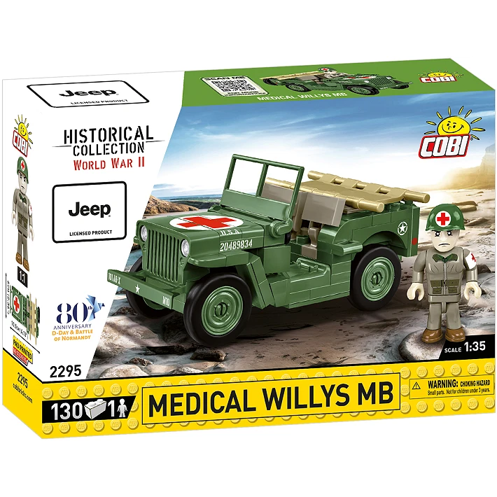 COBI™ Jeep Medical Willys MB Vehicle Set# 2295