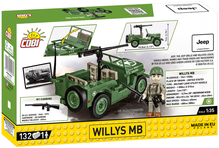 COBI™ Jeep  Willys MB Vehicle Set #2296