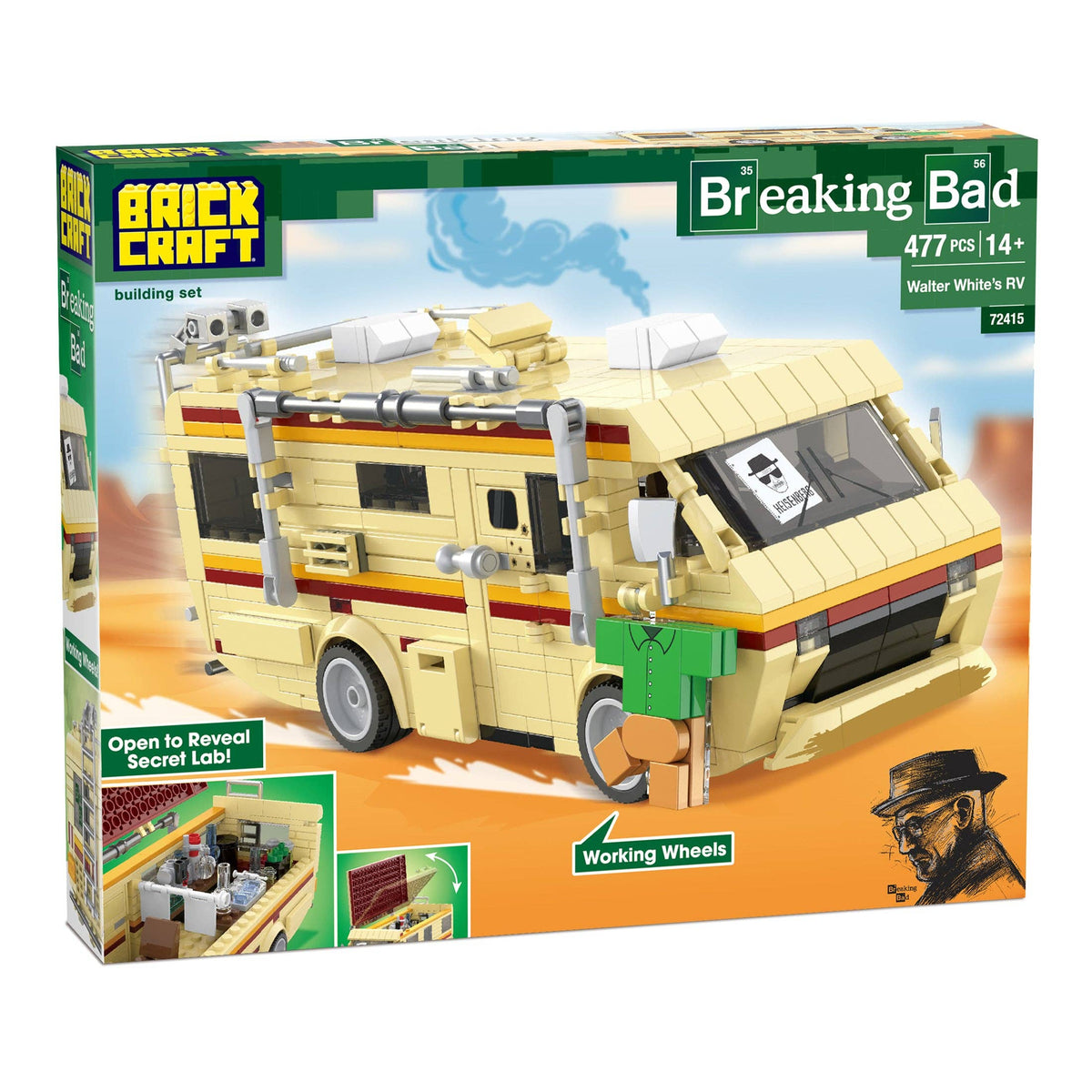 Breaking Bad Walter White's RV Building Set 477pc