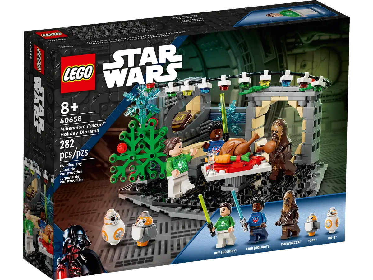 LEGO® Star Wars 40658 - Millennium Falcon Holiday Diorama Preowned Building Kit