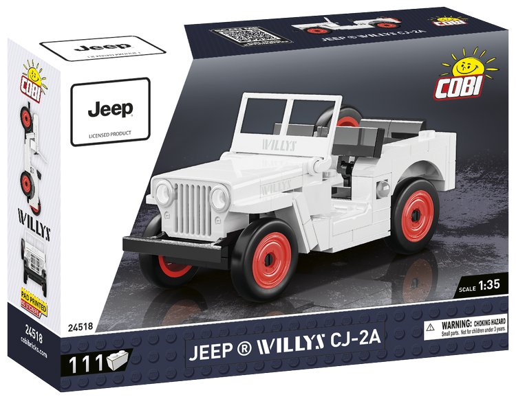COBI™ Jeep  Willys CJ-2A (White) #24518