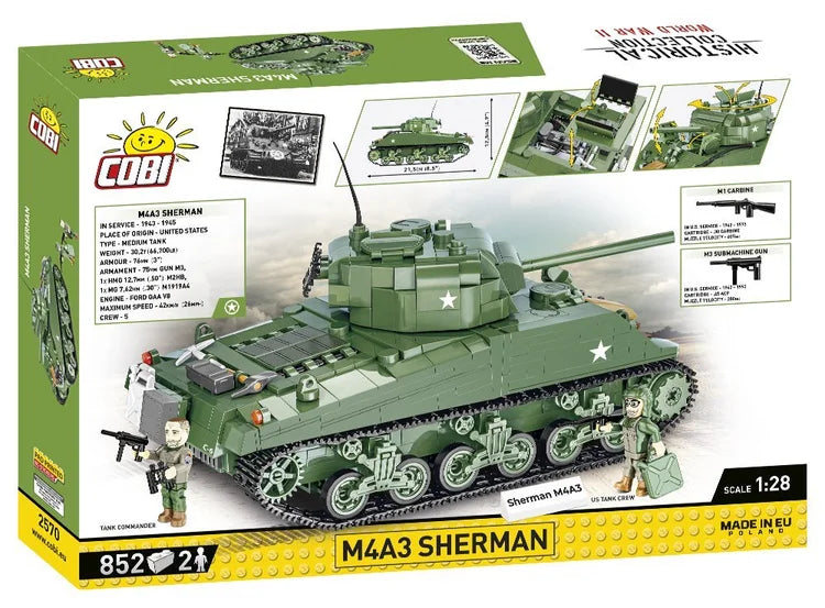 COBI™ M4A3 Sherman Tank #2570