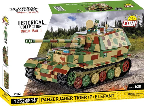 COBI™ PanzerJager Tiger (P) Elefant Tank Destroyer : Set #2582