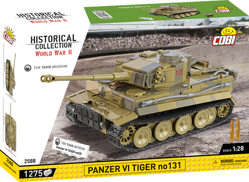 COBI™ Tank Museum Panzer Tiger VI No. 131 Tank: Set #2588