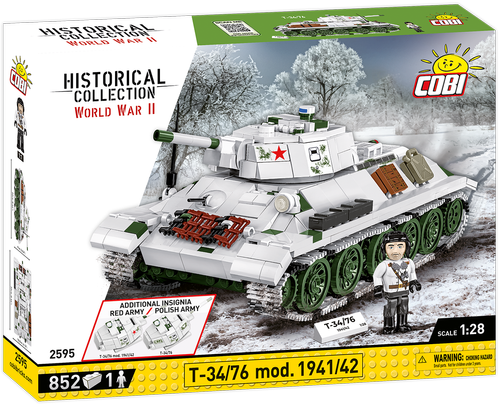 COBI™ T-34/76 mod. 1941/42 Tank : Set #2595
