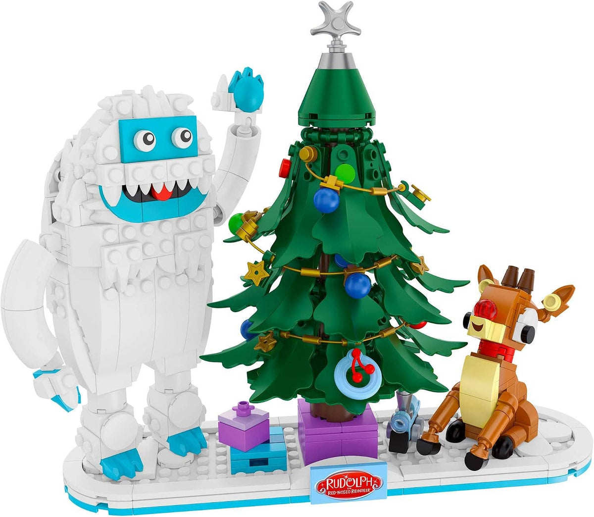 Bumble & Rudolph Christmas Tree Building Set 494pc