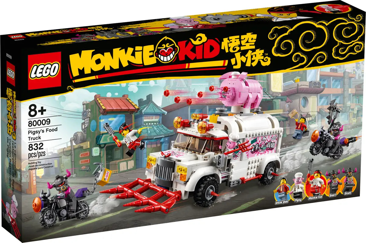 LEGO® Monkie Kid 80009 - Pigsy's Food Truck Preowned Building Kit