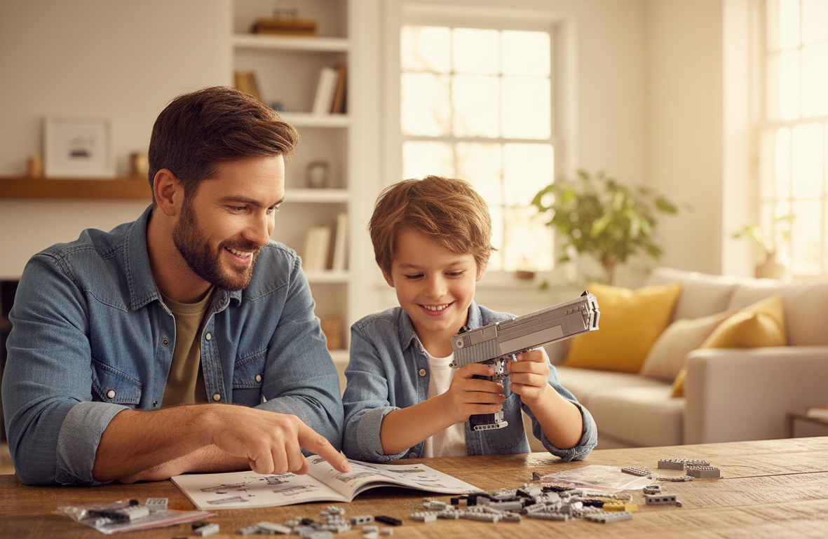 Caliber Precision Building Blocks Handgun Toy