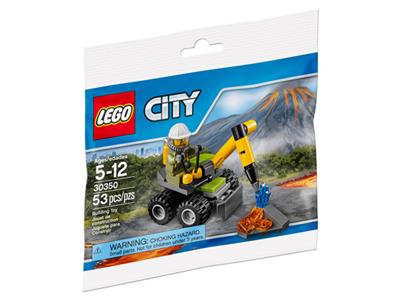 LEGO® City 30350-1 Volcano Jackhammer polybag