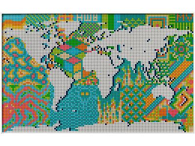 LEGO® Art 31203 World Map Building Kit