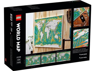 LEGO® Art 31203 World Map Building Kit