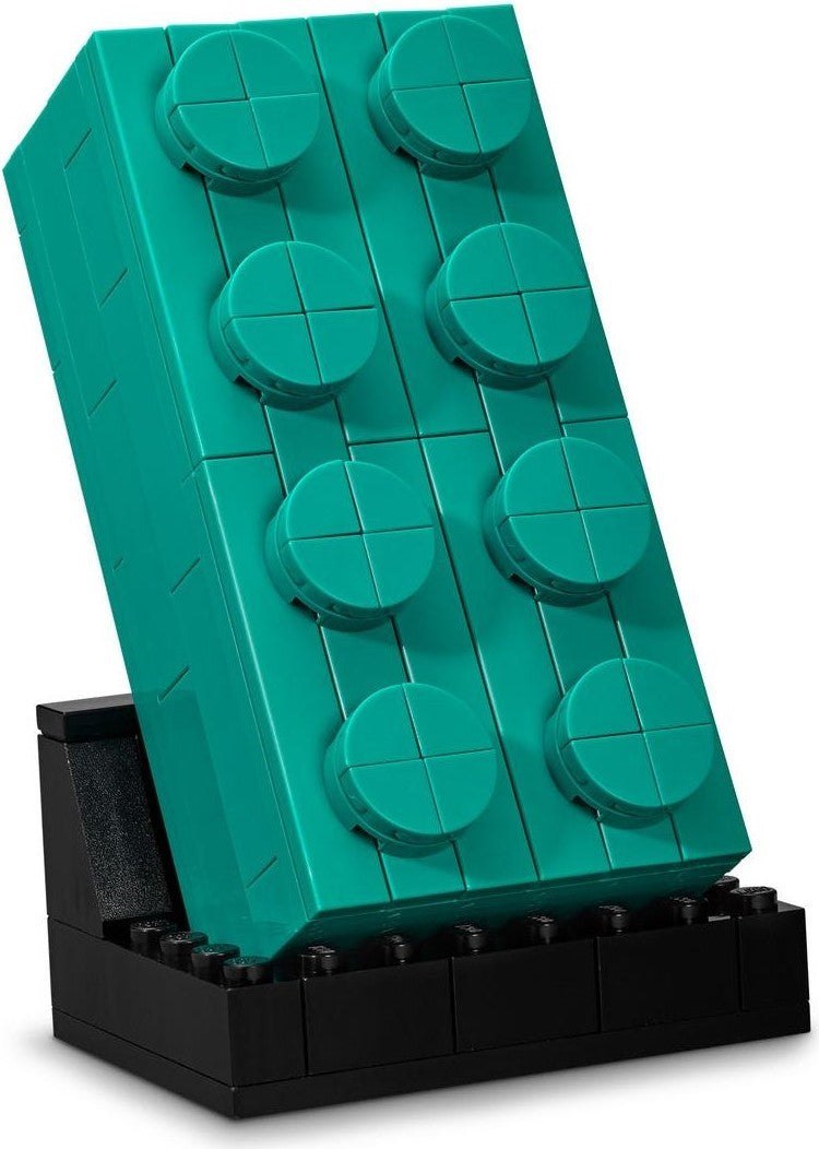 LEGO® Promotional 5006291 Buildable 2 x 4 Dark Turquoise Brick Building Kit