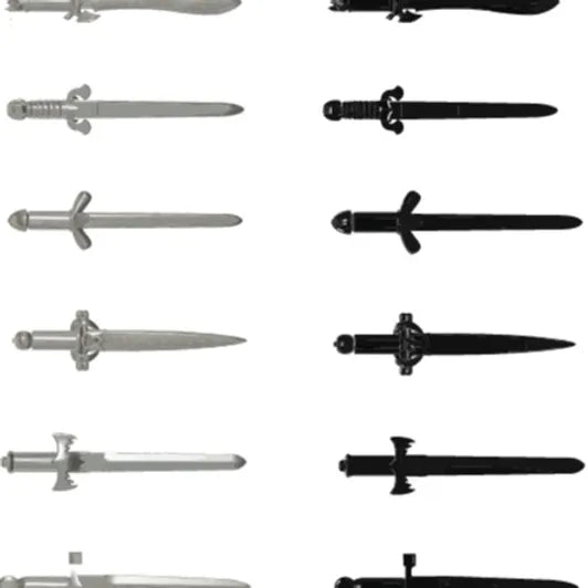 Medieval Swords Pack - Black/Grey