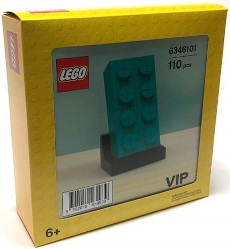 LEGO® Promotional 5006291 Buildable 2 x 4 Dark Turquoise Brick Building Kit