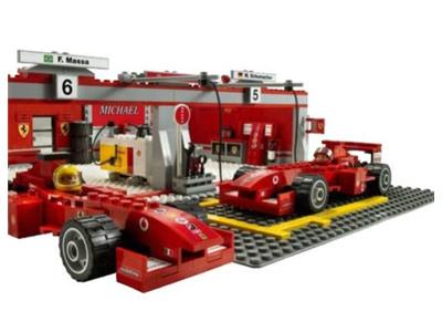 LEGO® Racers 8144-2 Ferrari 248 F1 team (Raikkonen edition) Building Kit