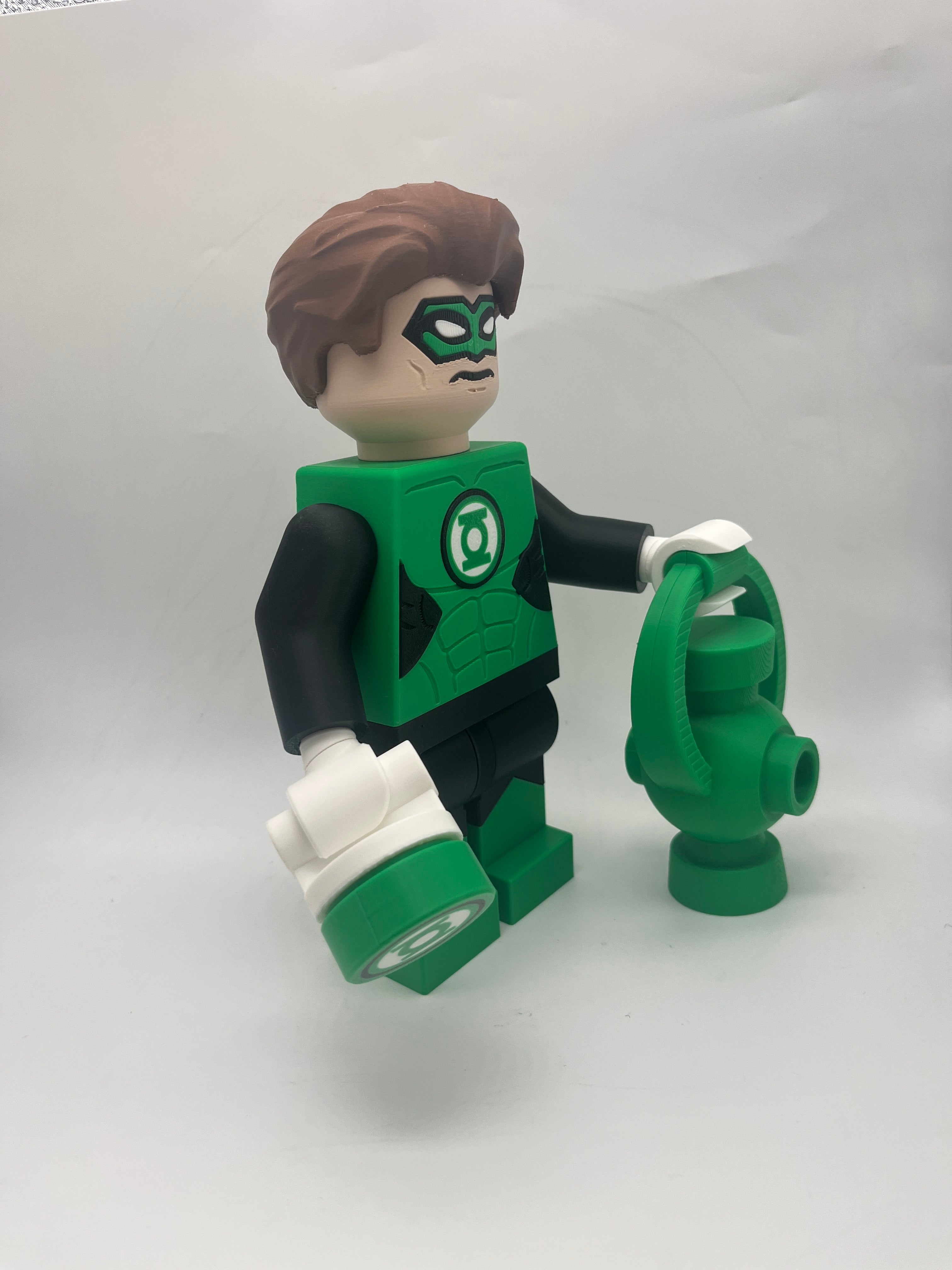 3D Printed Green Lantern Large Scale 8.5"- 9.5" Minifigure