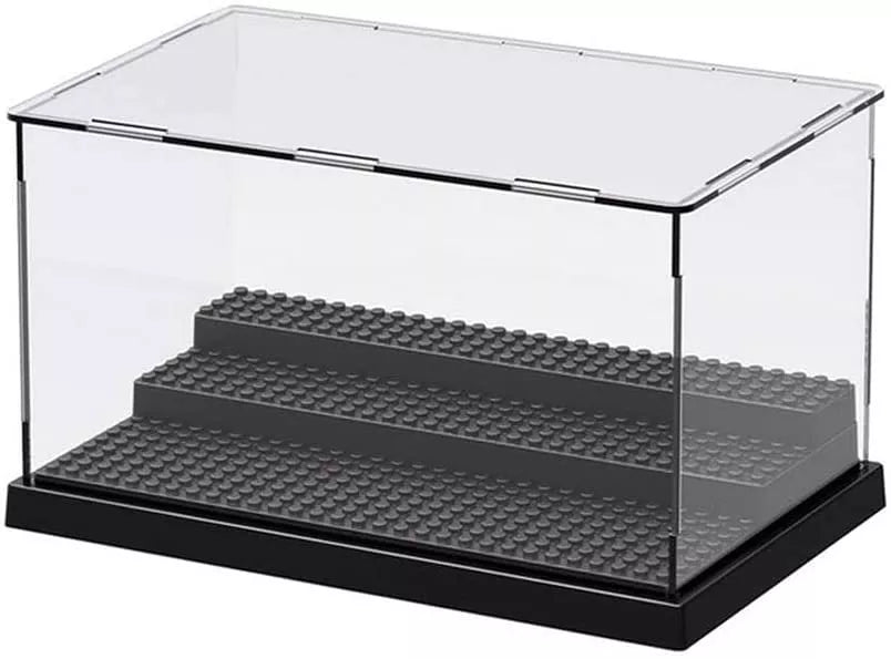3 Level Mini Figure Display Case - Black