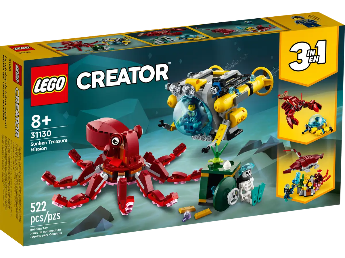 LEGO® Creator 31130 - Sunken Treasure Mission Preowned Building Kit