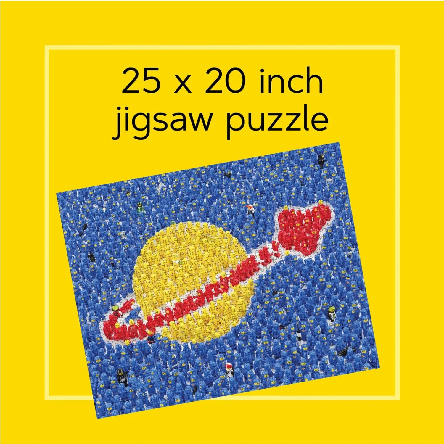 LEGO® Minifigure Space Mission Puzzle – 1000 Piece | LEGO Ideas Fan Design Jigsaw Puzzle