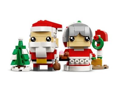 LEGO® BrickHeadz 40274 Mr. Claus & Mrs. Claus Building Kit