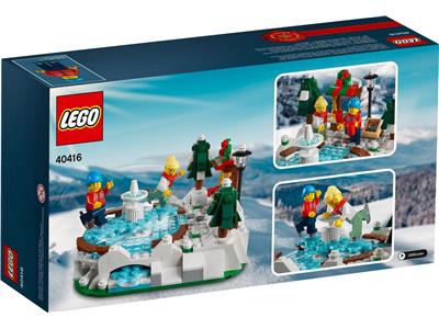 LEGO® Holiday & Event 40416 Ice Skating Rink Building Kit
