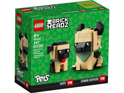 LEGO® Pets 40440 German Shepherd & Puppy Building Kit