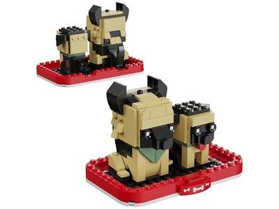 LEGO® Pets 40440 German Shepherd & Puppy Building Kit