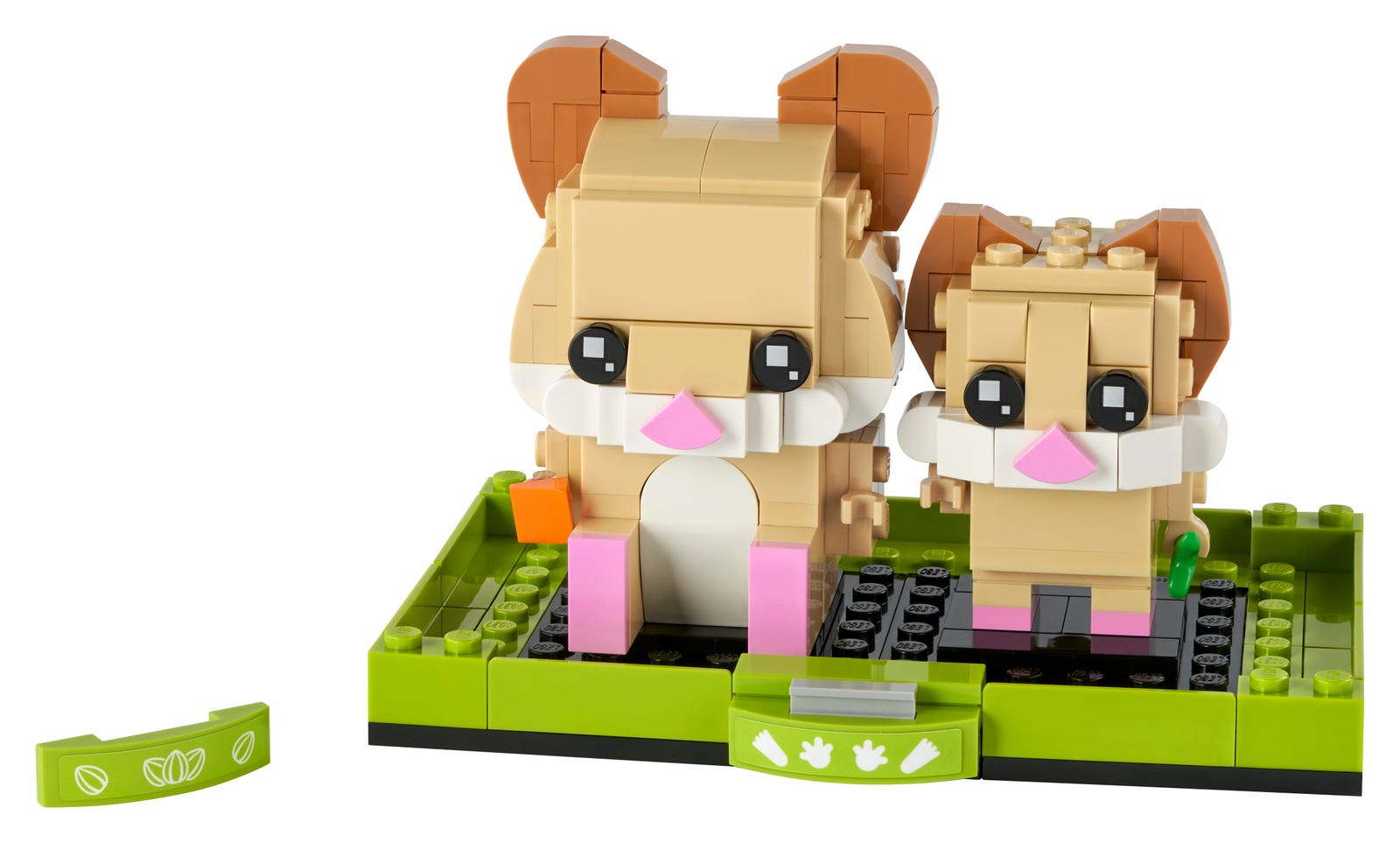 LEGO® Pets 40482 Hamster & Baby Hamster Building Kit