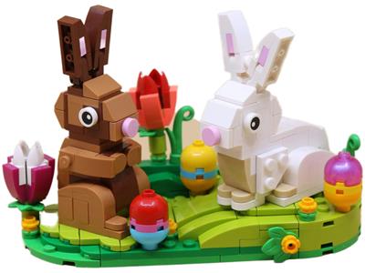 LEGO® Holiday & Event 40523 Easter Rabbits Display Building Kit