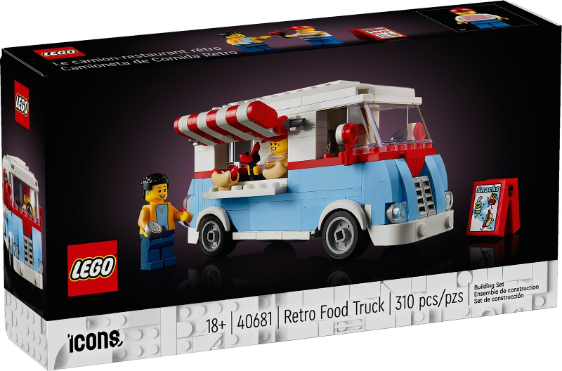 LEGO® Promotional 40681 - Retro Food Truck Preowned Building Kit